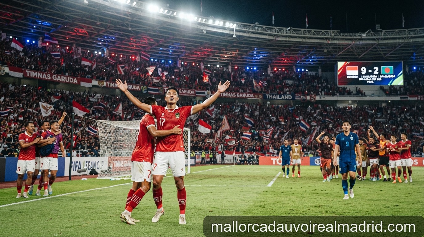 FIFA ASEAN Cup 2026: Indonesia và Thái Lan vào chung kết sau kịch bản không tưởng